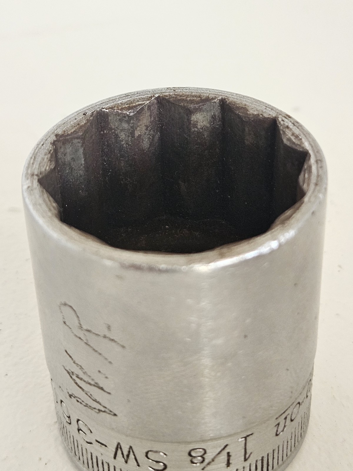Vintage 1949 Snap-on SW-360 1/2 1-1/8in 1/2″ Drive 12-Point Socket Tool USA