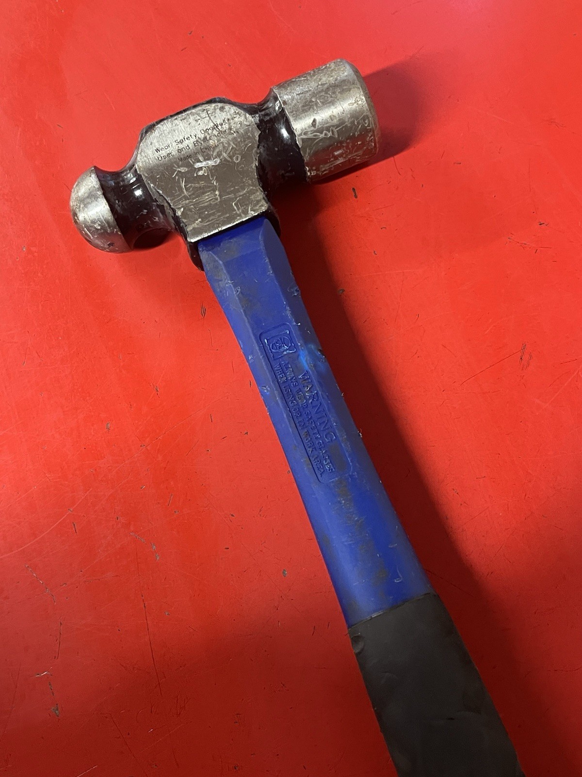 Ball Pein Hammers, Fiberglass Handle with Cushion Grip, Williams 32oz