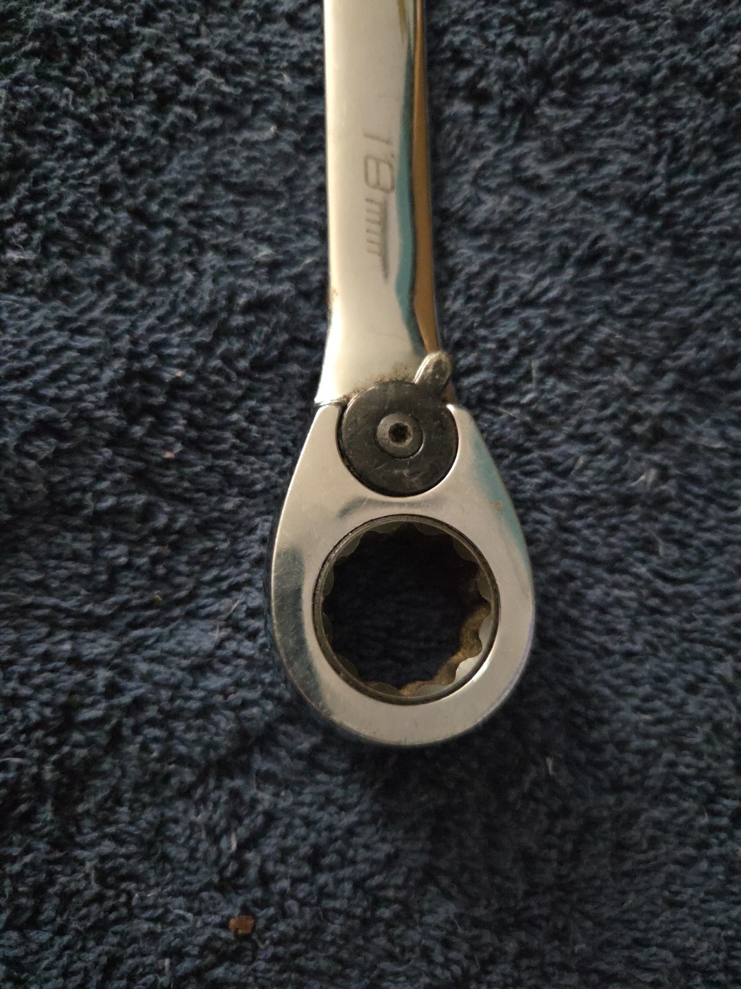 Blue Point Tools BOERM 18 mm Reversible Ratcheting Combination Combo Wrench Tool