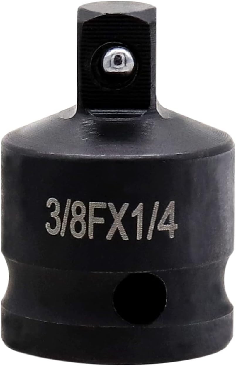 Durable 3/8 Inch Drive to 1/4 Inch Impact Socket Adapter – Forged Steel Power