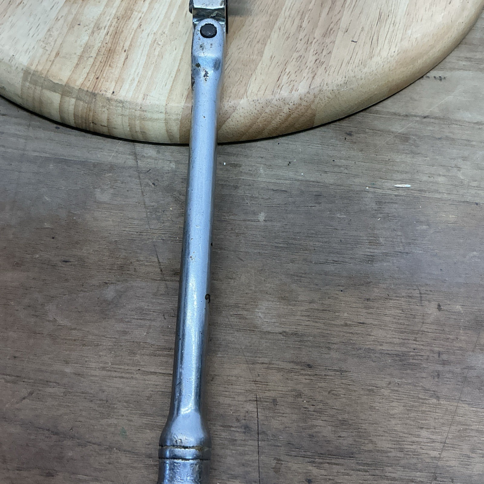 Snap On Tools USA 3/8 Drive Flex Head Standard Handle Ratchet F731 Vintage(k)