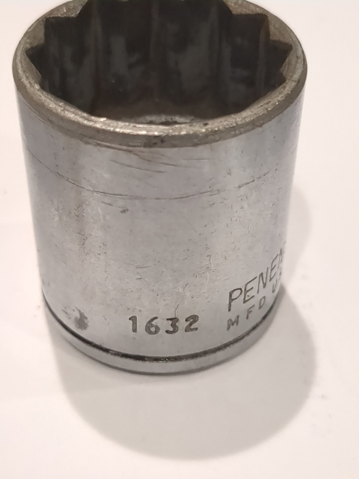 Penens Corp. 1/2″ Drive 1″ Socket SAE 12 Point # 1632 USA