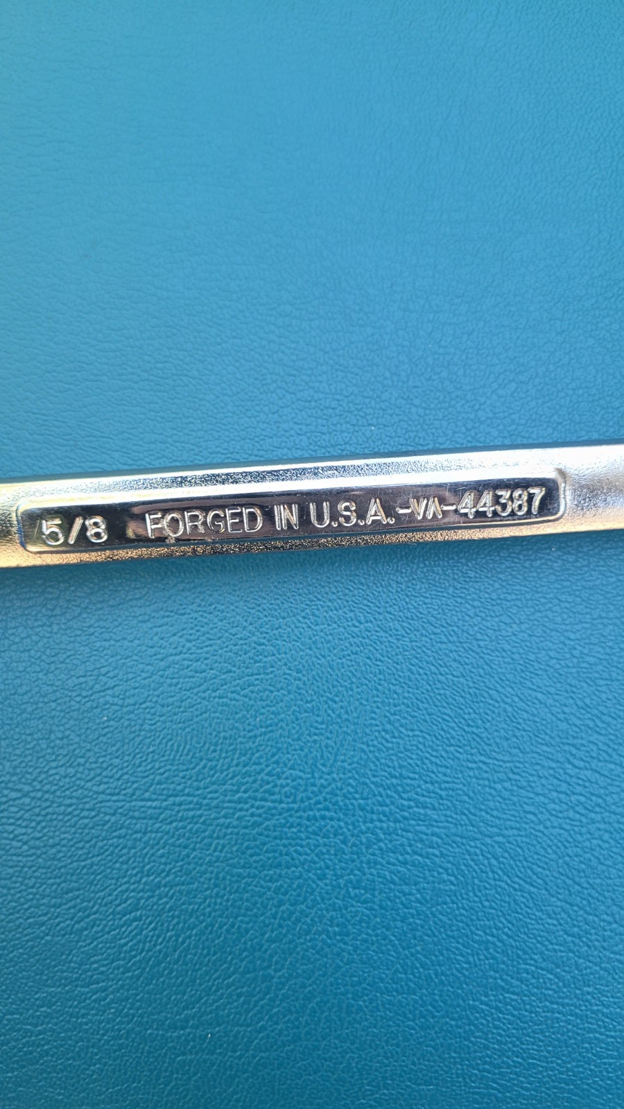 CRAFTSMAN 5/8” 6pt Combination Wrench -VA- 44387 Vintage USA MADE