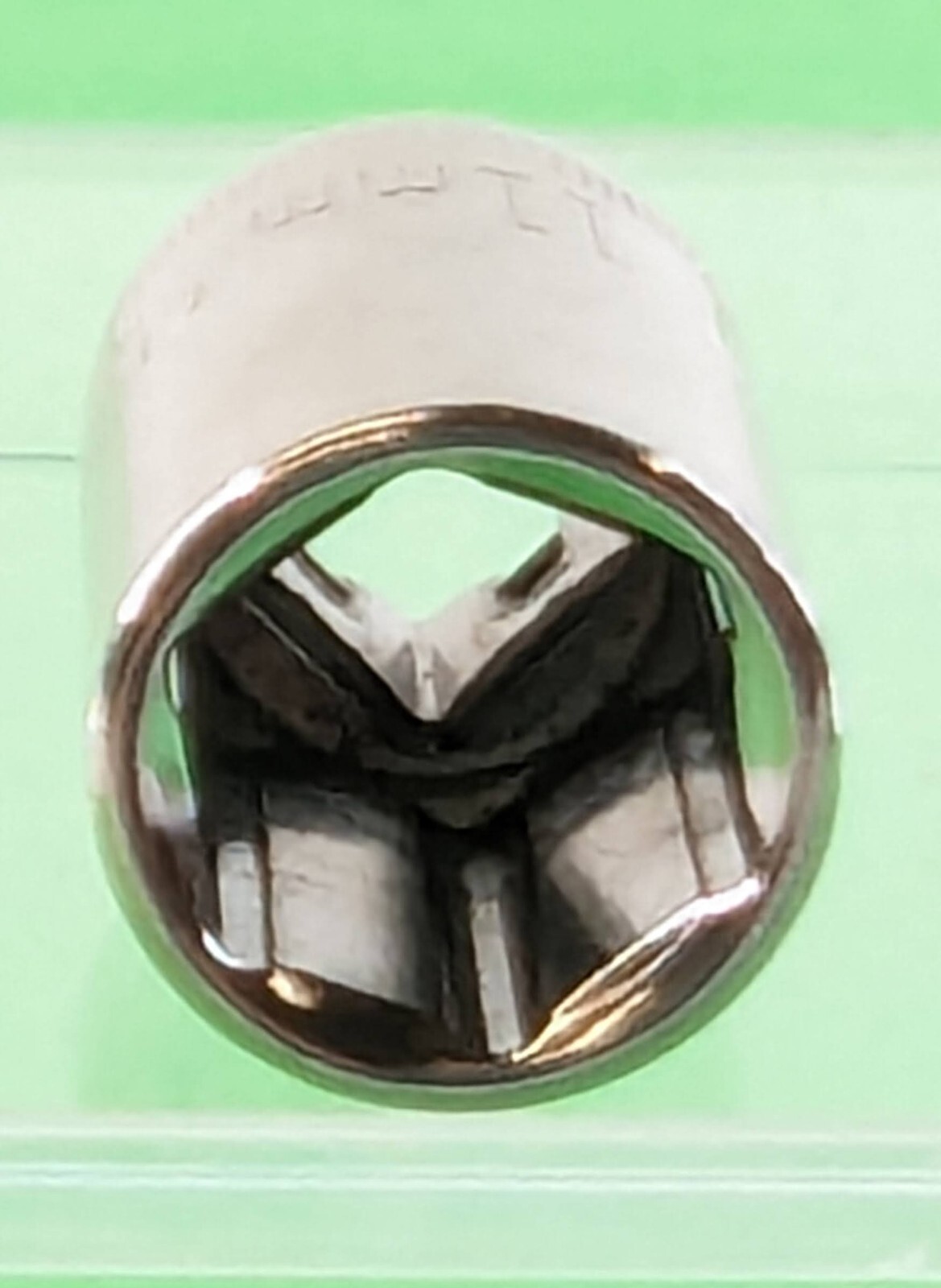 Craftsman USA 1/4in Drive 11mm Socket 6 Point Shallow Chrome Vintage 34607
