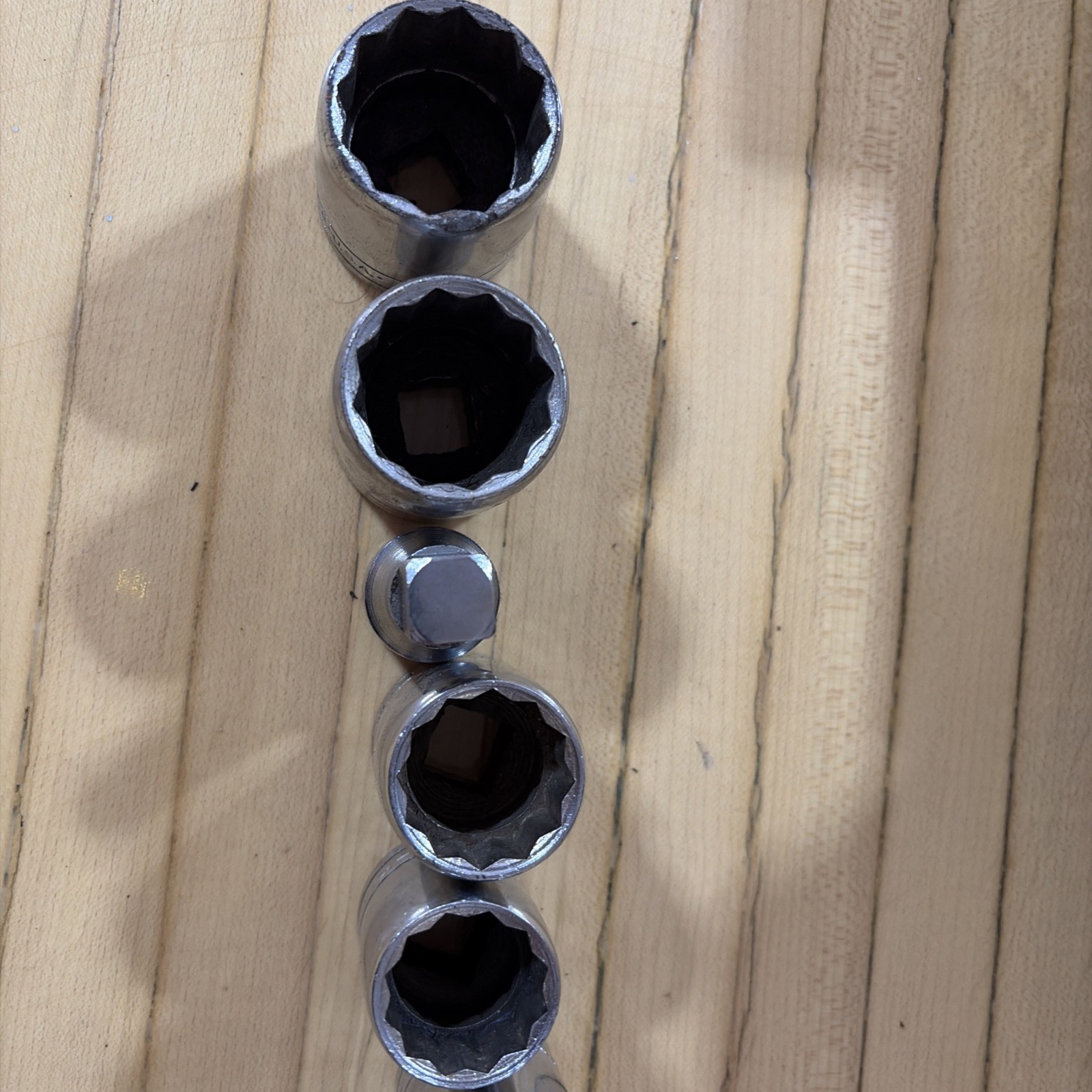 S-K Wayne 1/2″ Drive 12pt SAE – 11 pc Socket Set. 7/16″ – 1- 1/4″ Made in USA