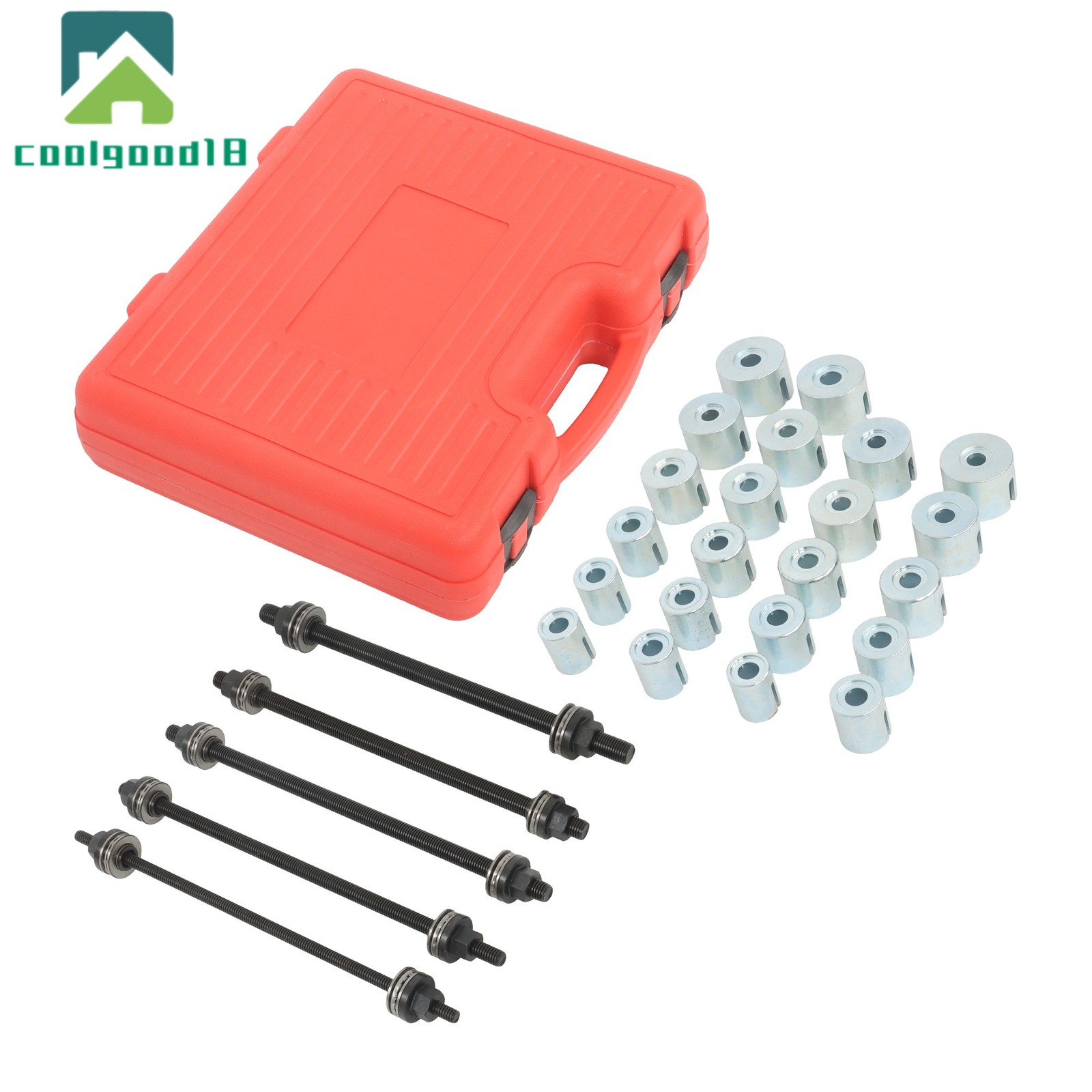 Universal Press and Pull Sleeve Kit Bush Bearing Removal Insertion Tool 27pcs