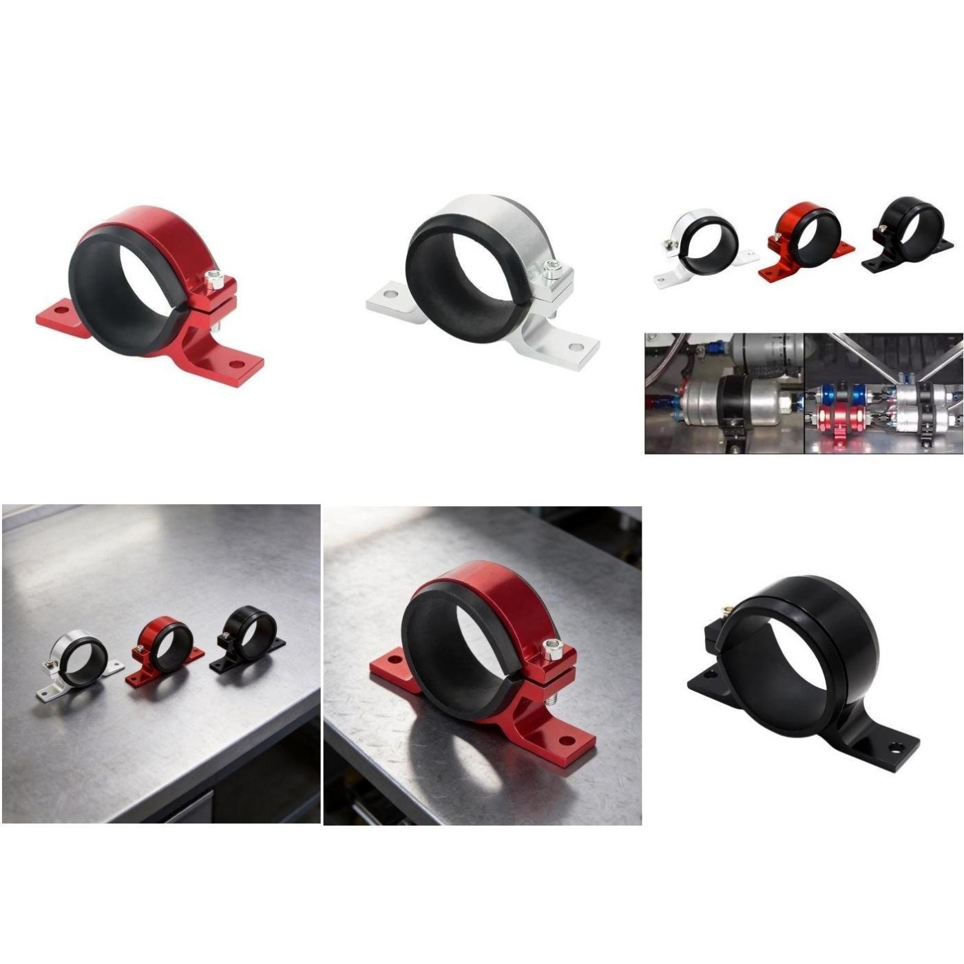 Pump Mounting Hardware Fuel Pump Bracket Quick-install Clamp Quick Installation