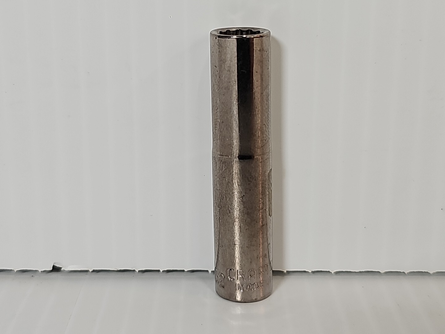 Craftsman ¼ Drive 12 Point Chrome Deep Well 9/32 Socket USA