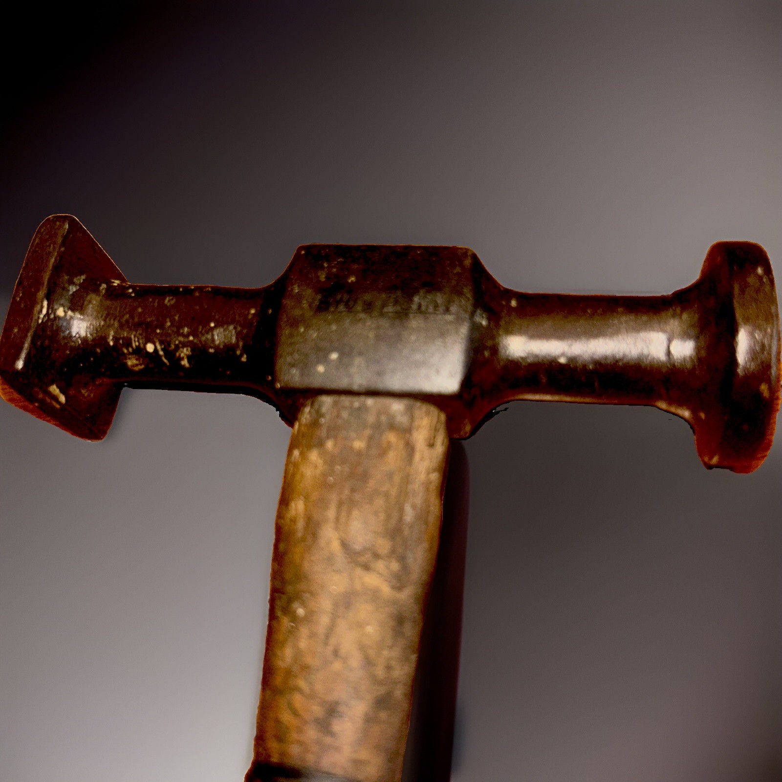 Hammer By BLUE POINT Vintage Auto Body Professional Hammer With Wooden Handle