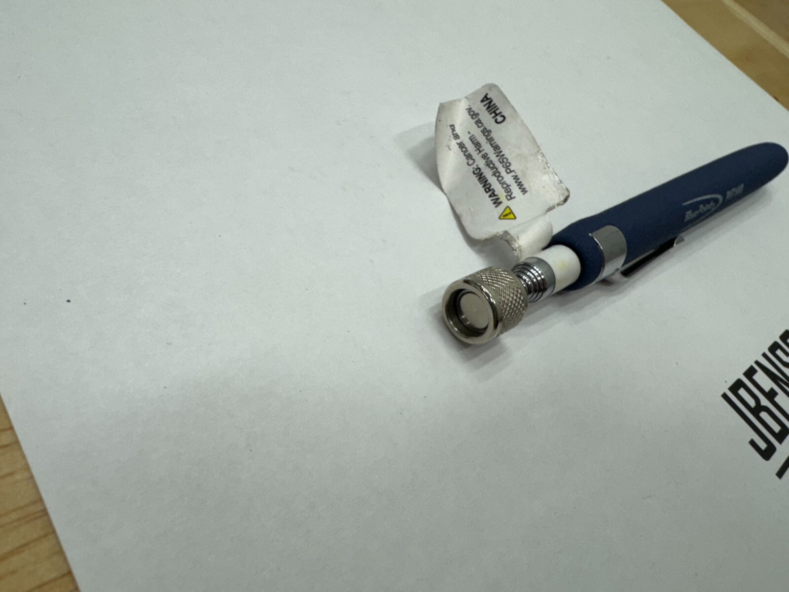 Blue-Point Tools NEW POWER BLUE Soft Grip Telescopic Magnetic Pickup Tool PHT5MB