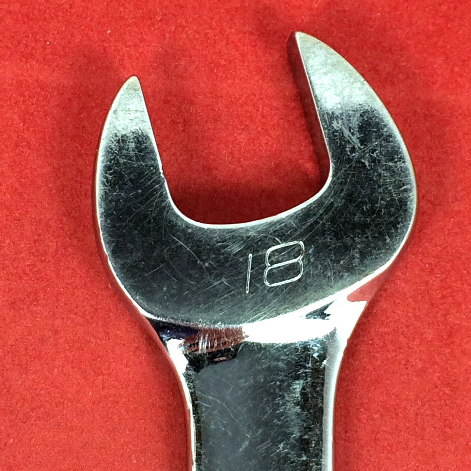 Snap-on 18mm OSHM180A Metric 6-point Combination Wrench 1991