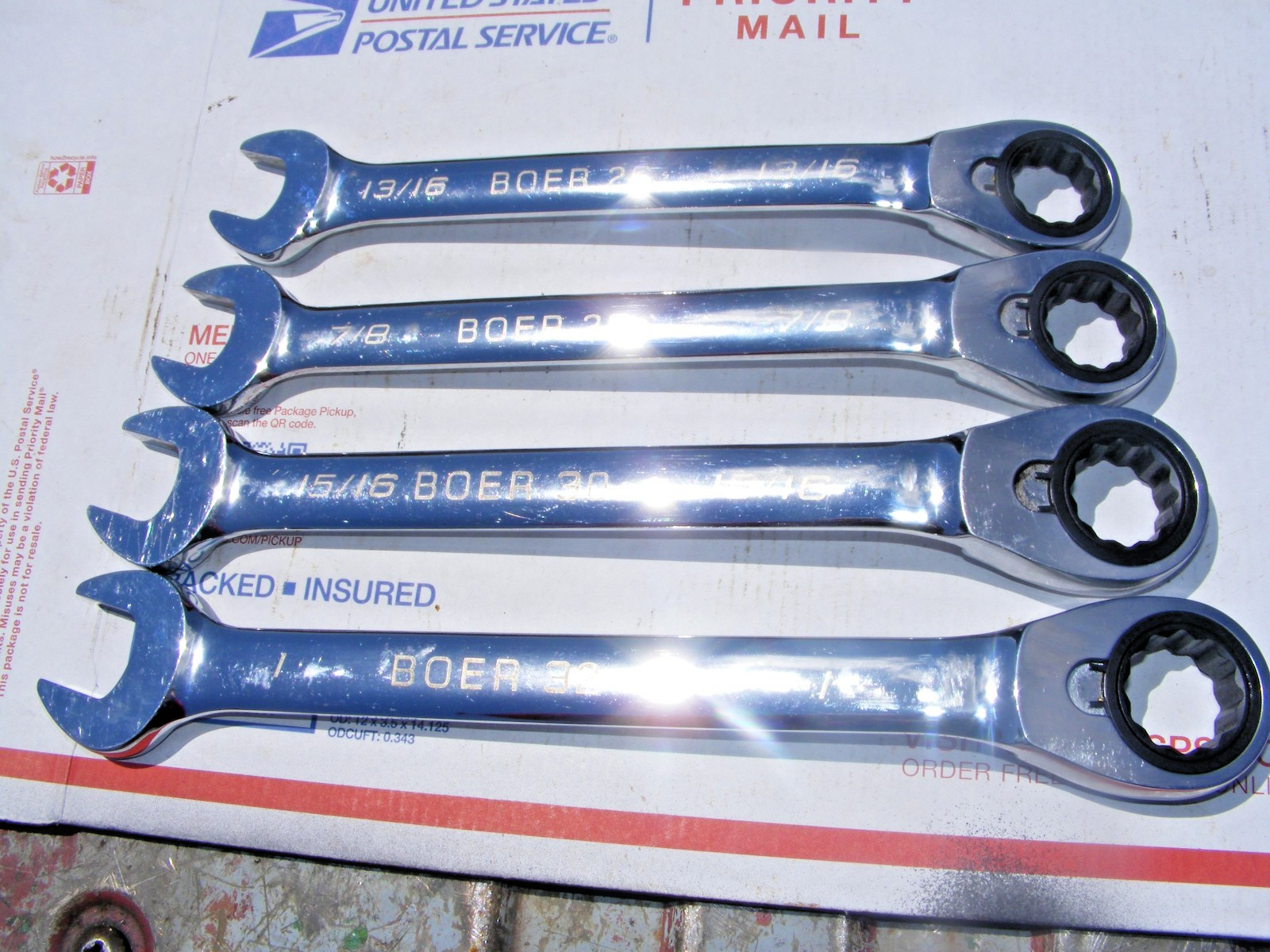 blue point ratcheting wrench set sae