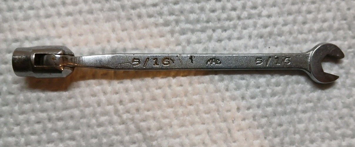 Mac 6Pc Combination Flex Head Socket End Wrench Set «1/4-9/16»