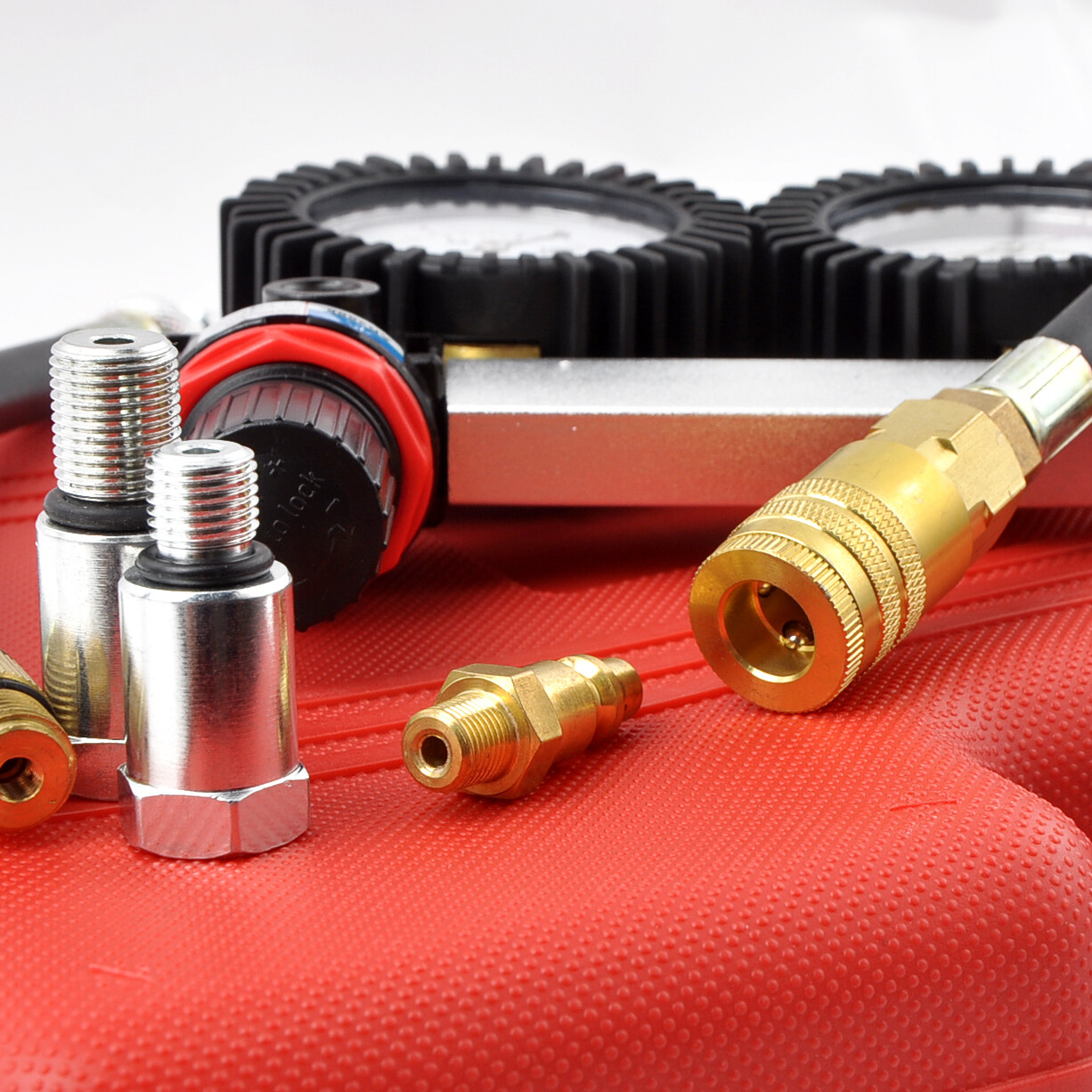 Cylinder Leak Detector Leakage Engine Compression Gauges Tester TU-21 Kit A1020