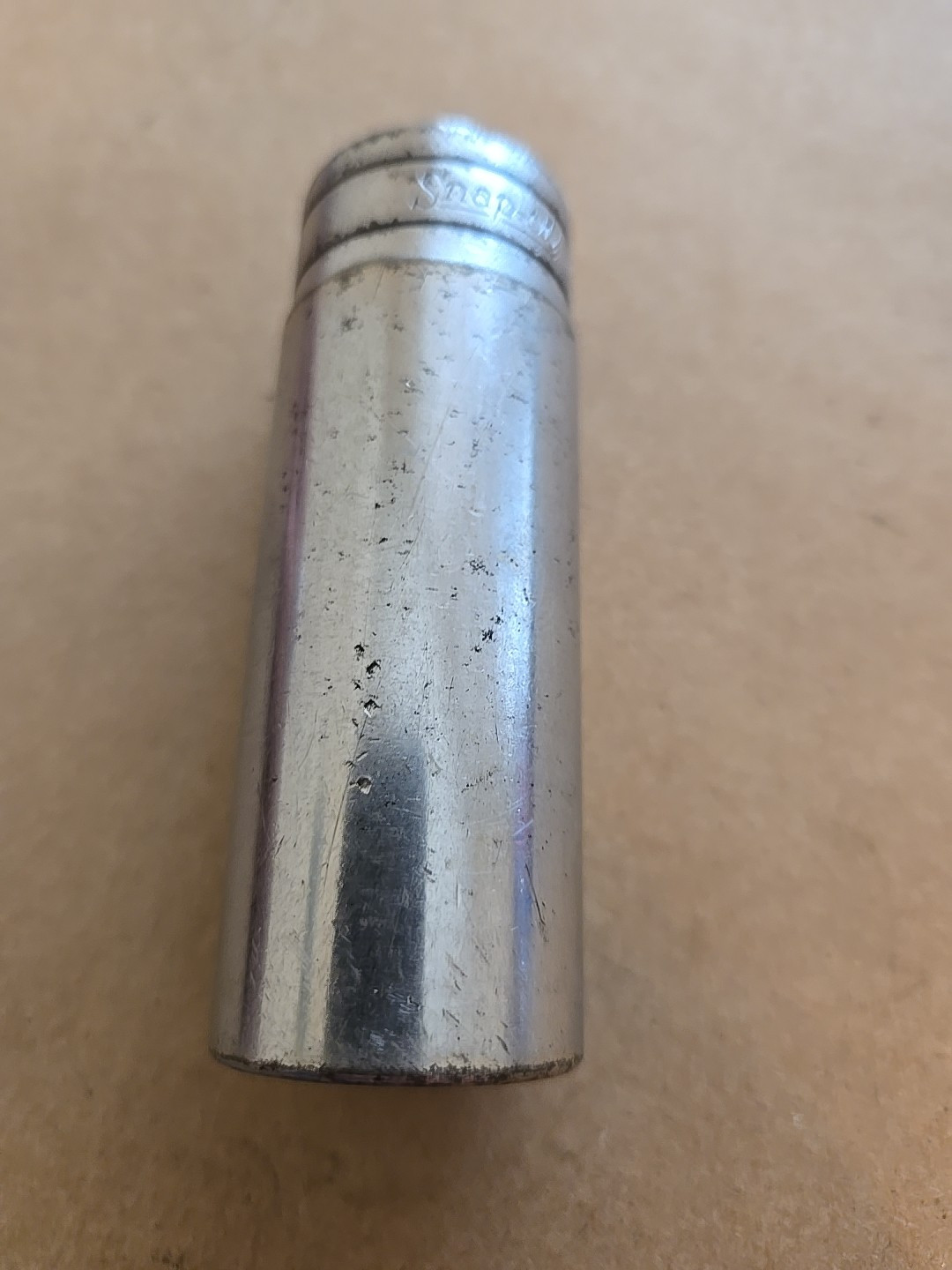 Snap On 1/2″ Drive 7/8″ 6PT SAE Deep Chrome Socket Worn TS281