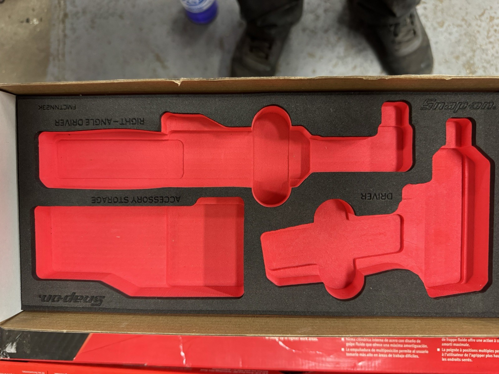 NEW Snap On Tools CTNN2Q3KF Nano/Axcess Tool Kit Red Foam ONLY!