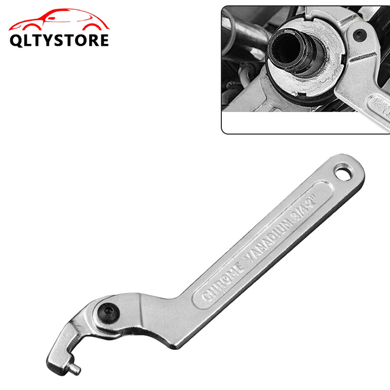 4Pcs Adjustable Hook Wrench 19–51mm C Round Spanner Tool Slotted Universal