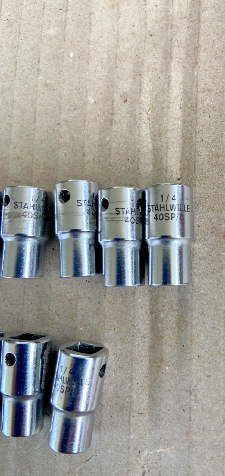 1 x Stahlwille 40SP/8 1/4″ imperial socket 1/4″ drive German 12 point 1/4