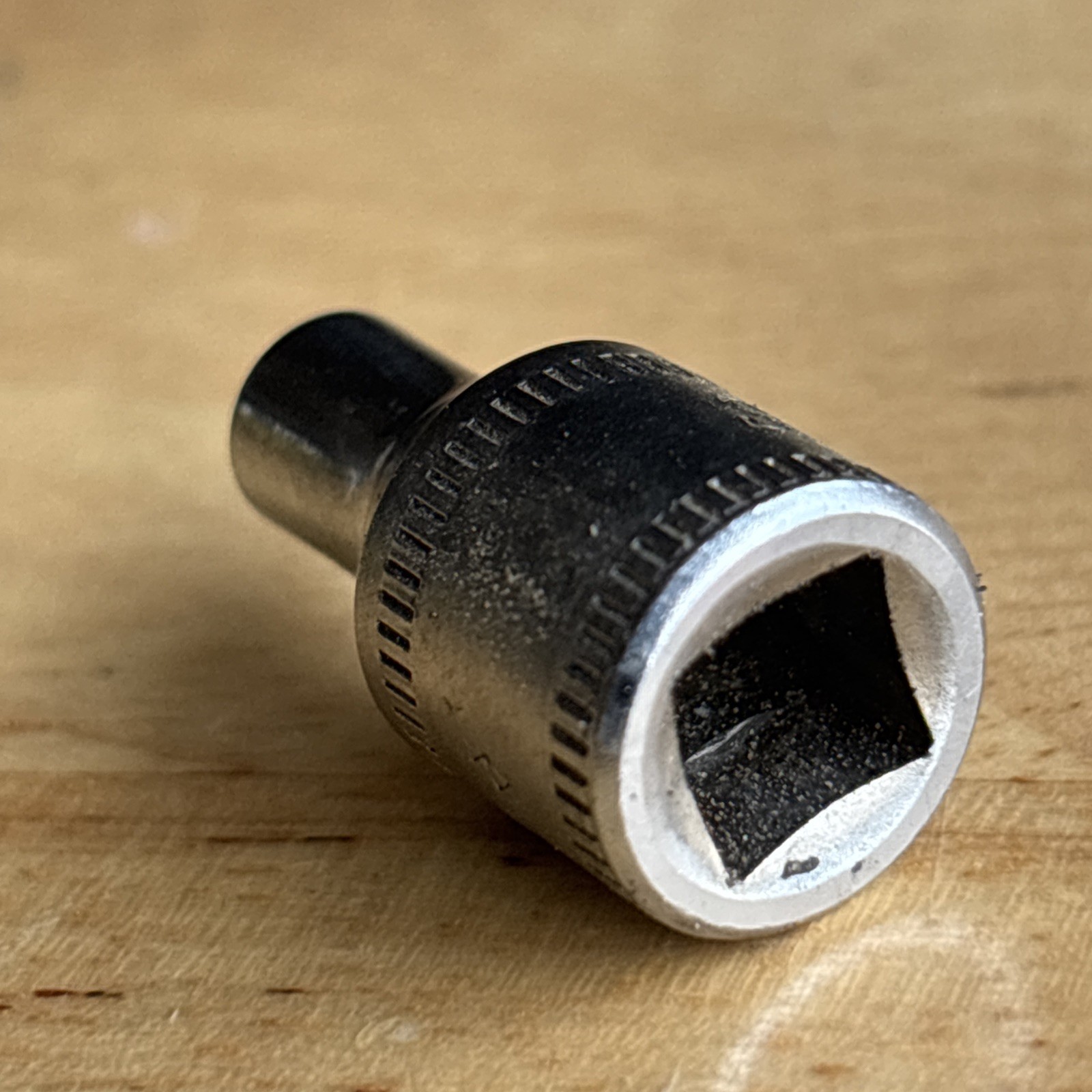 Snap On Tools 4mm Shallow Socket 1/4″ Drive 6 Point TMM4 Vtg USA