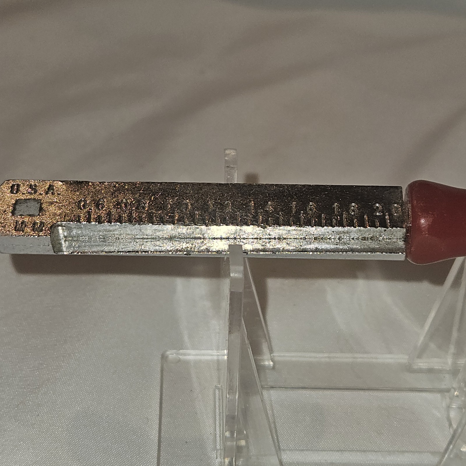 MATCO TOOLS E-Z GRIP SPARK PLUG GAP GAUGE #FG44, POCKET CLIP, MADE IN THE USA
