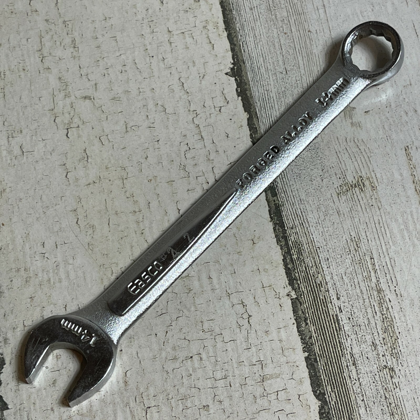 EASCO 14mm 63614 Combination Wrench 12 Point Made In USA Vintage Forged Alloy