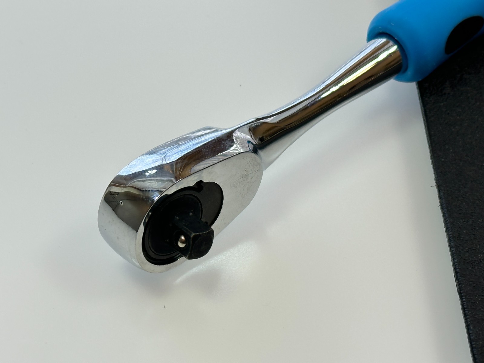 NEW Cornwell Tools USA TR72HB 1/4” Drive 72 Tooth BLUE Soft Grip Ratchet