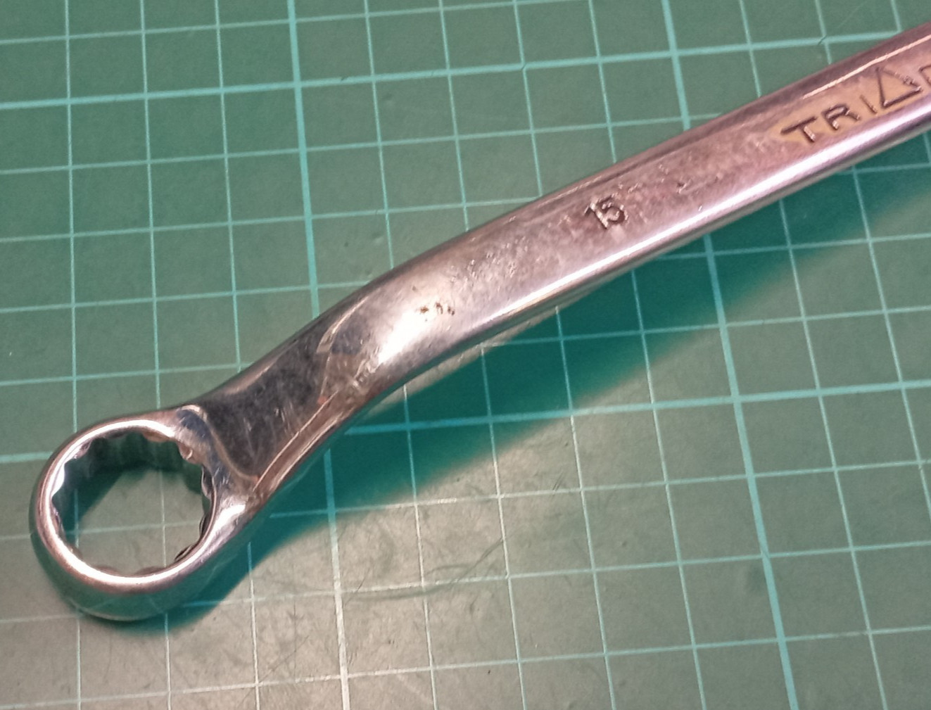 TRIDENT Tools S321415, 14mm x 15mm, Offset Ring Spanner