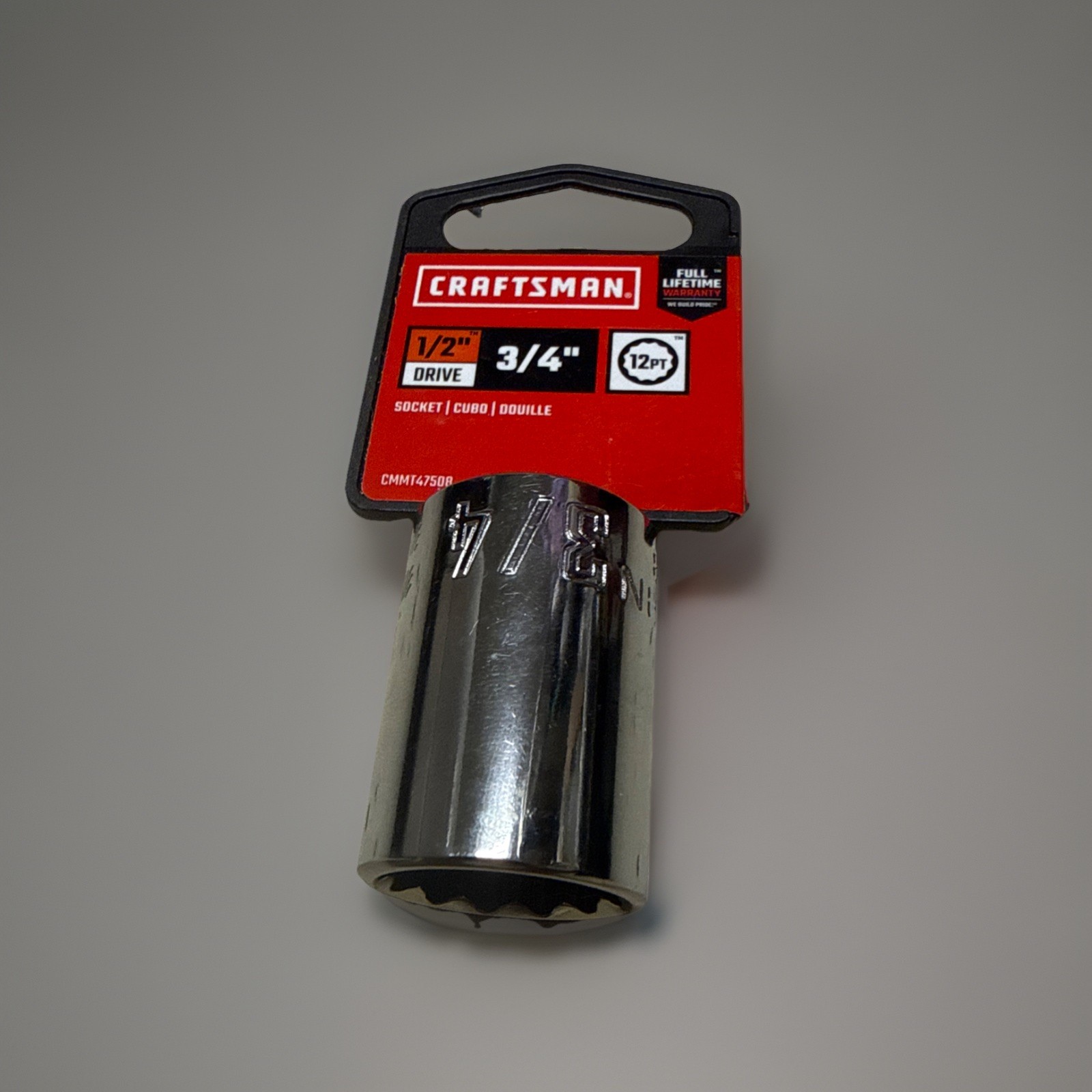 NEW Craftsman 1/2″ Drive 3/4” Socket CMMT47508
