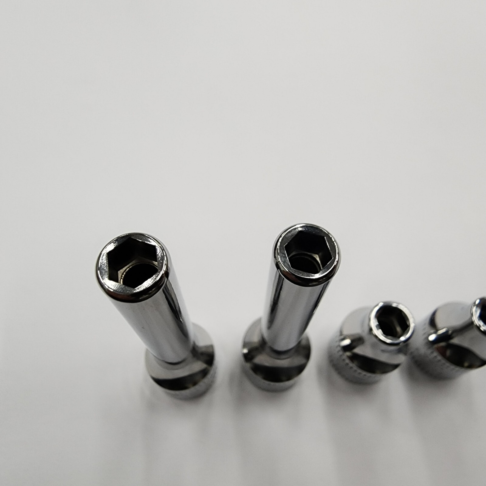 Snap-on Tools USA NEW 4pc 1/4″ Drive METRIC 6PT Shallow & Deep ADD ON 4MM 4.5MM