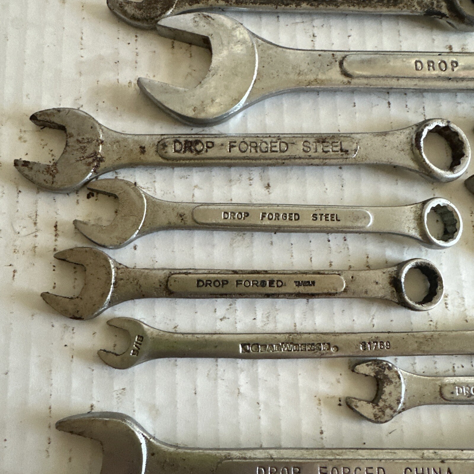 24 combination wrenches standard OPEN / BOXED ends DOUBLES Tatools Durabuilt vgc