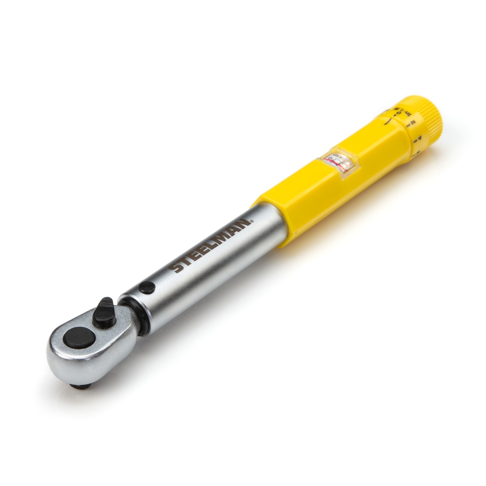 Steelman 1/4 in. Drive Micro Adjustable Torque Wrench, 30-150 Inch Pounds 96249