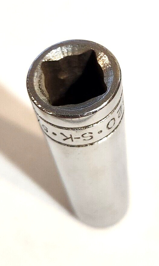SK 5/8 Socket 40820 1/2 Drive 3 Inches Long 4.3 Ounces USA Free Shipping 12 Poin