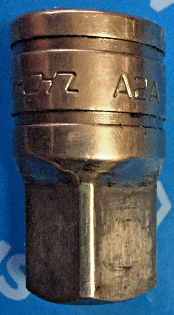 Snap-On A2A 3/8 to 1/2″dr Chrome Adaptor Socket 2019 USA Good 8.5/10