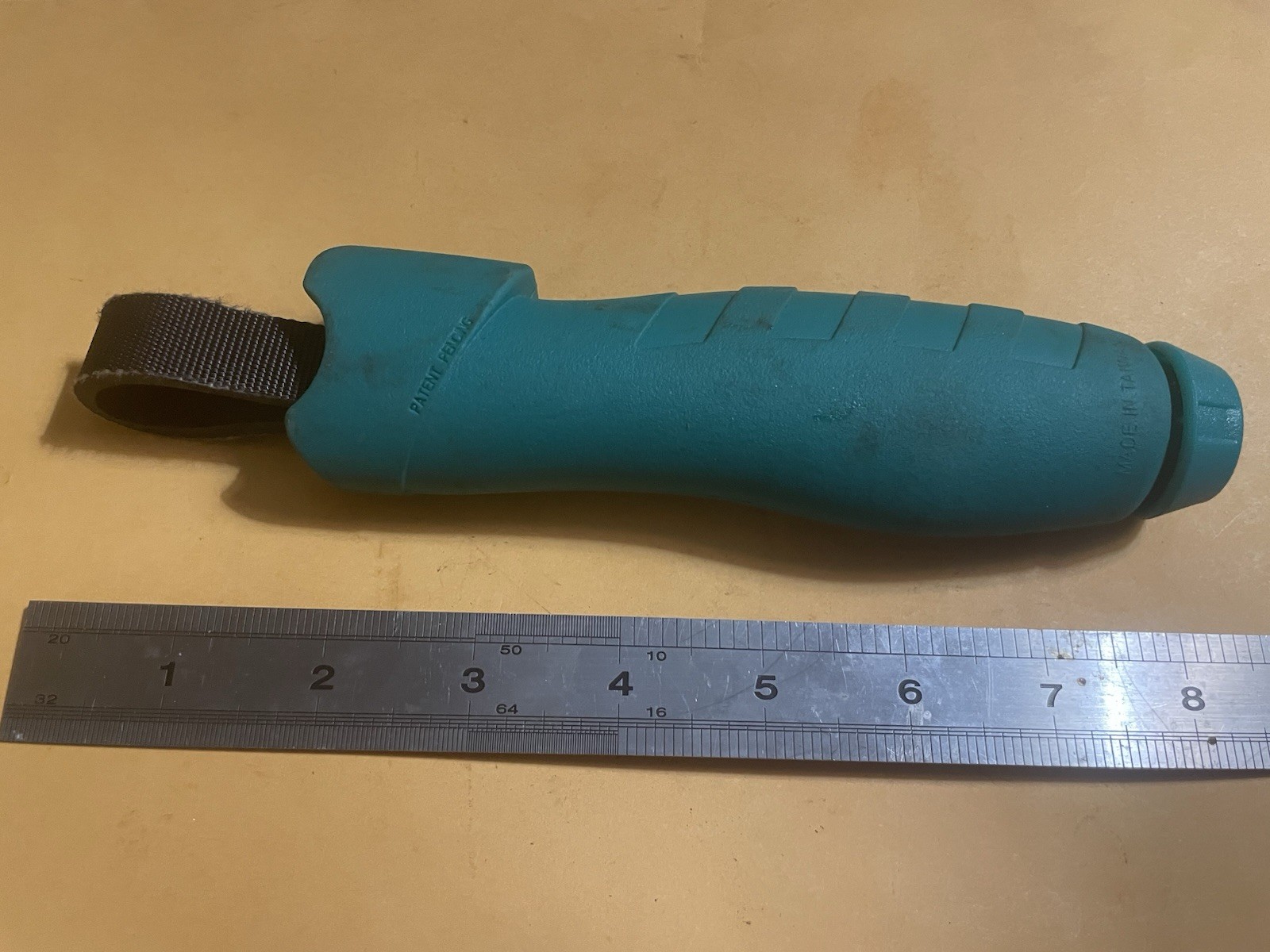 MSA Hands Off Safety Hand Tool Handle Mechanic Green Grip USA