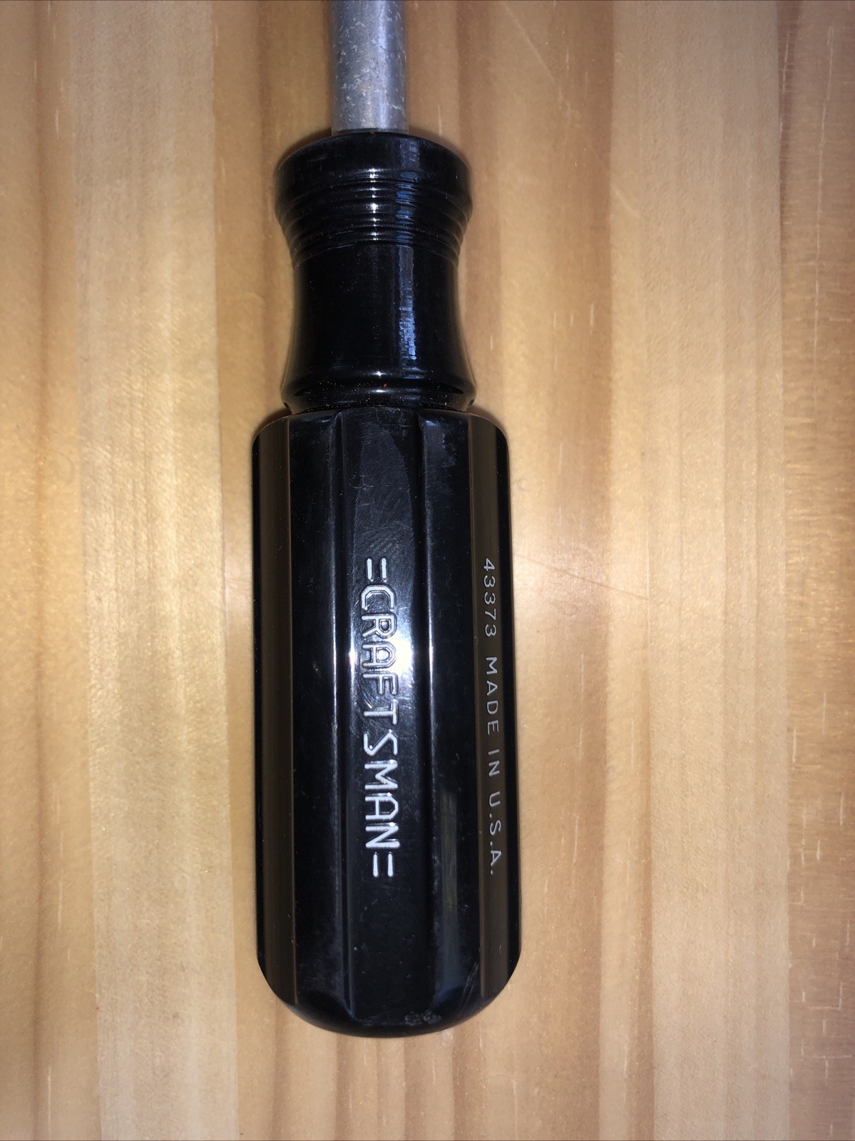 VTG Craftsman Magnetic Screwdriver 1/4” Bit Driver 43373 Black Handle Phillips