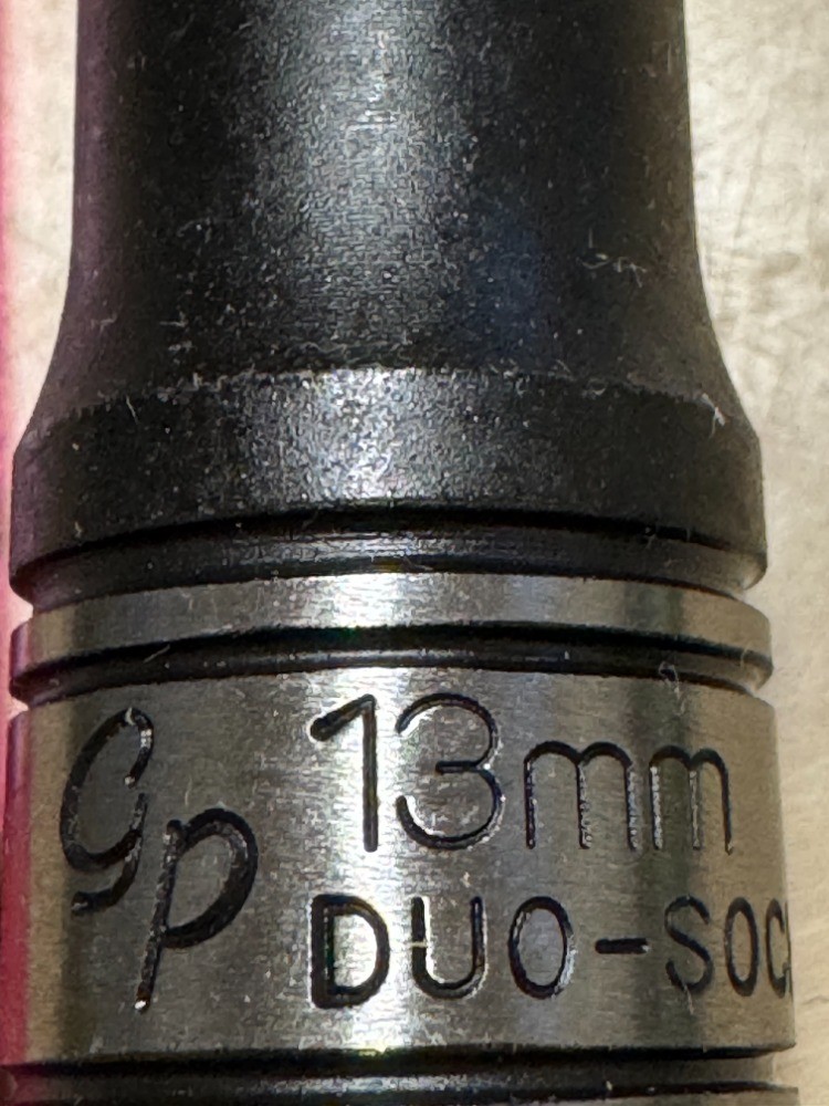 82013M 1/2″ Drive x 13mm Shallow Length 6 Pt Duo-Socket Lifetime Warranty