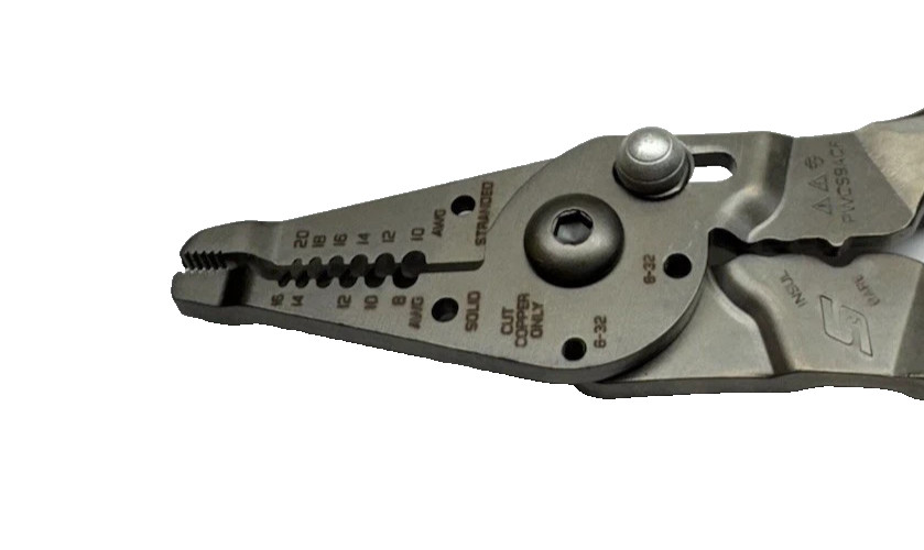Snap-on Tools POWER BLUE 9″ Wire Stripper / Cutter / Crimper PWCS9ACFMB USA NEW