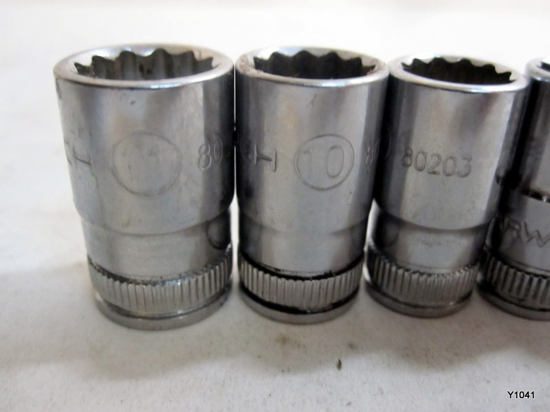7pc set GEARWRENCH 12-Point Standard Metric Sockets