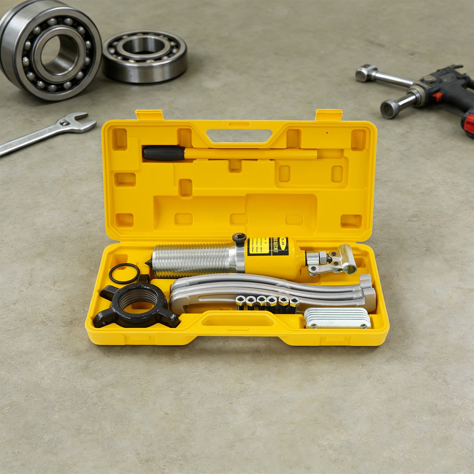 2 or 3 Jaws 20T Hydraulic Gear Puller Set Wheel Bearing Pulling Separator w/Case