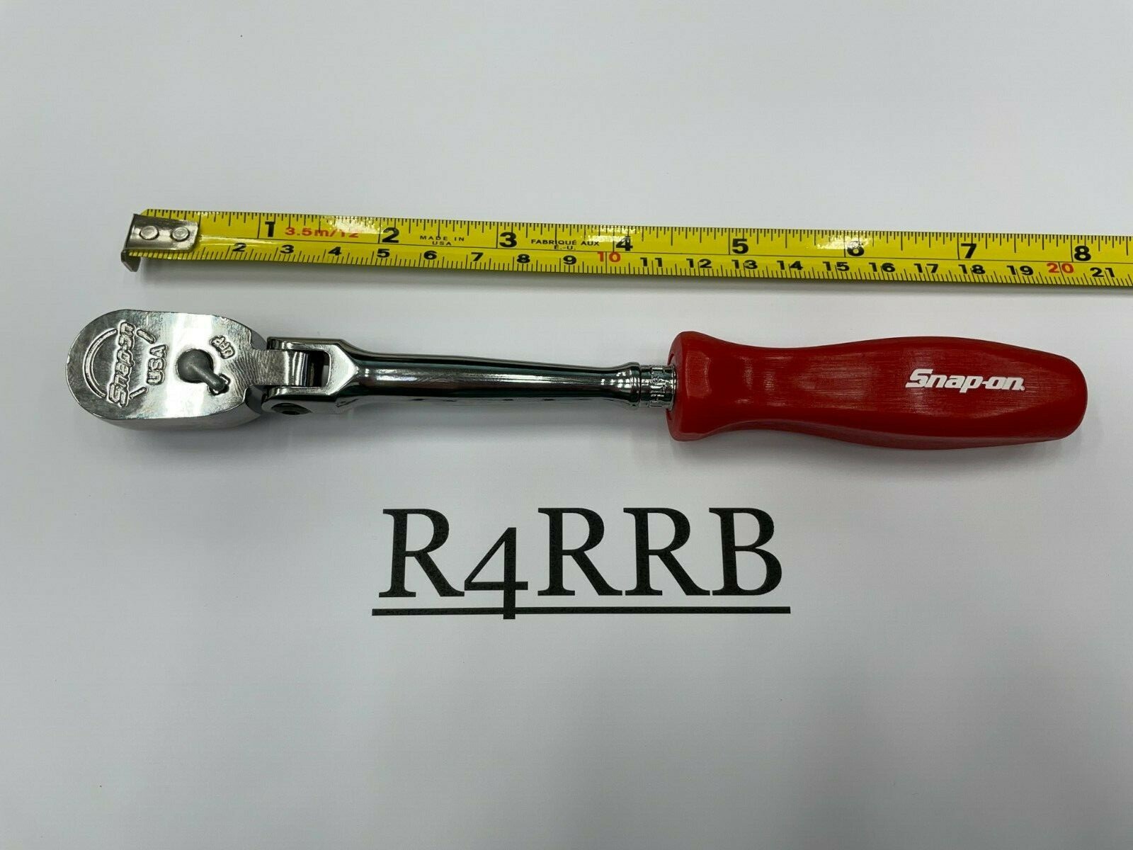 Snap-on Tools USA NEW 1/4″ Drive RED Hard Handle Long Flex Ratchet THLFD72R