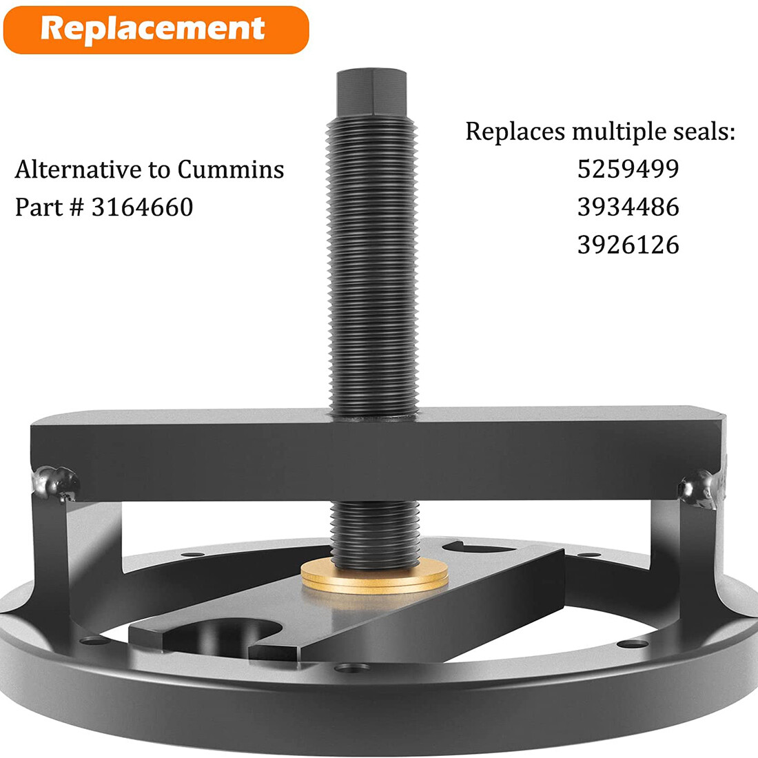 3164660 Rear Crankshaft Seal Remover Installer Tool set for 1989-2016 Cummins
