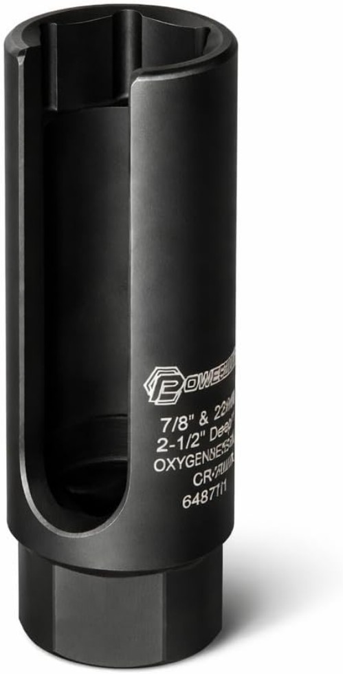 1/2-Inch Drive x 7/8-Inch 22mm Oxygen Sensor Socket, 6 Point O2 Sensor Remove…