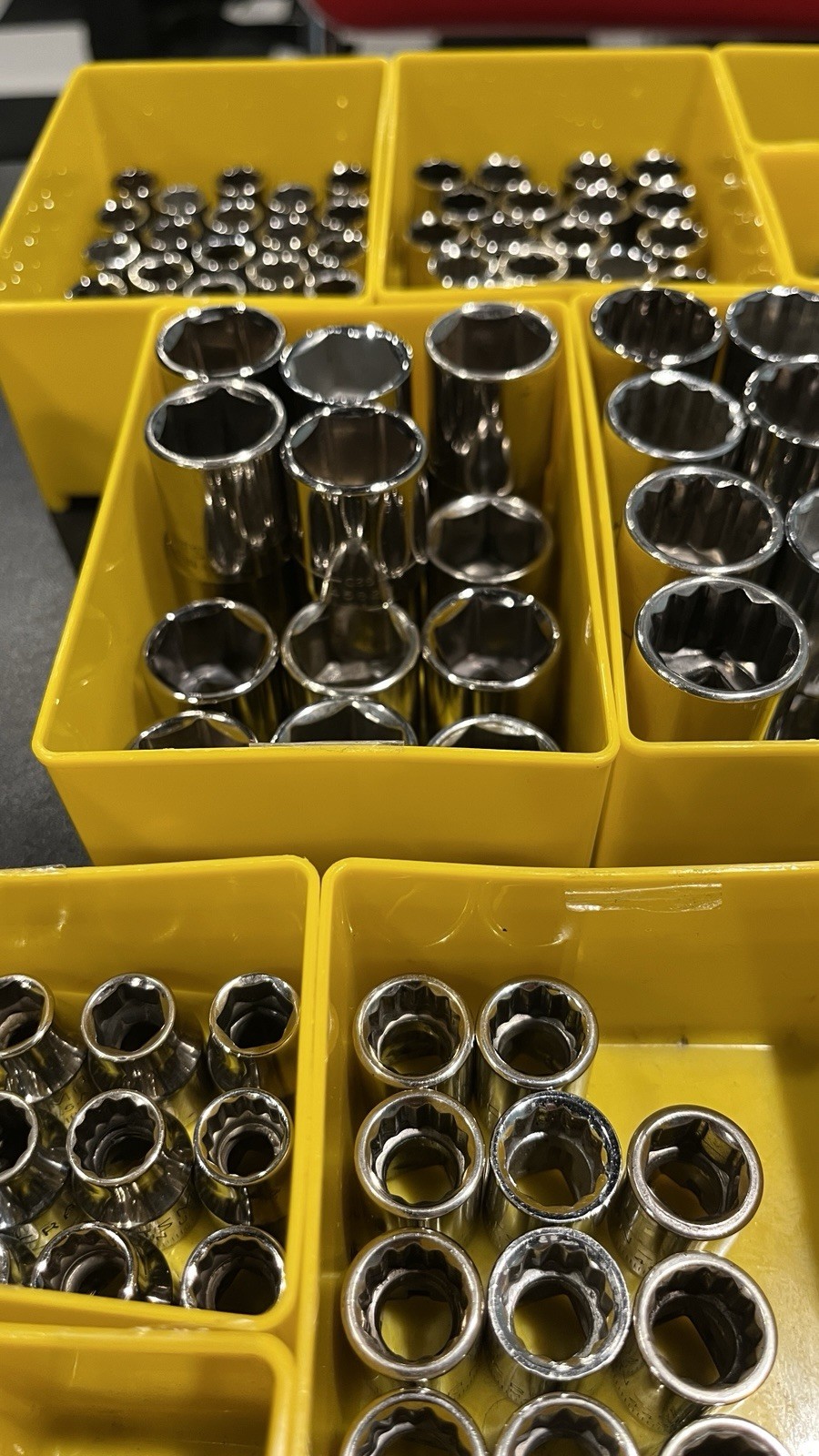 Craftsman Made in USA 296 Socket Lot – 3/8 Drive Metric SAE Cleaned Resale Ready