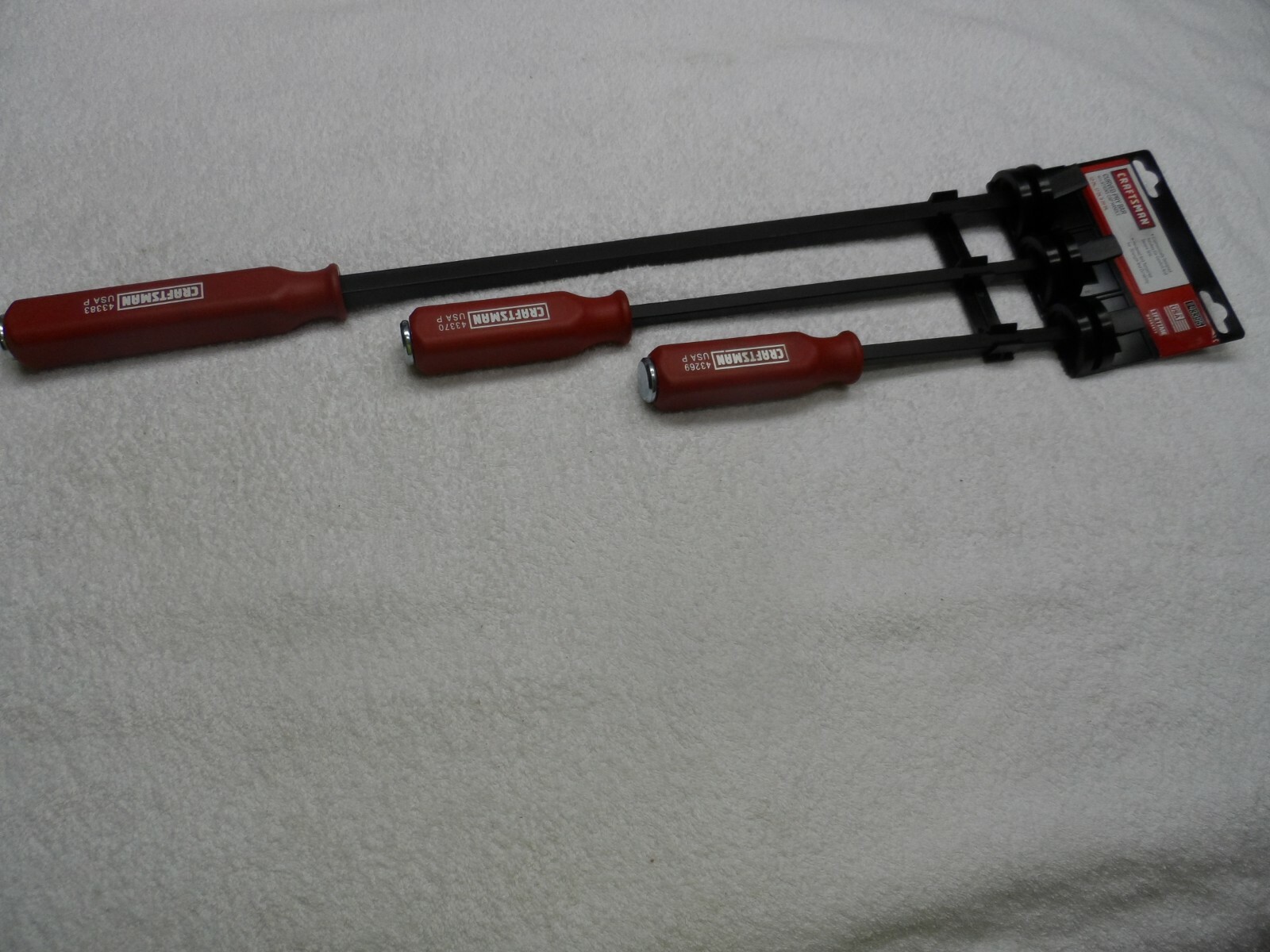 Craftsman Strike Cap Pry Bar Set, 12″ 17″ 25″, made in USA – Part # 43395