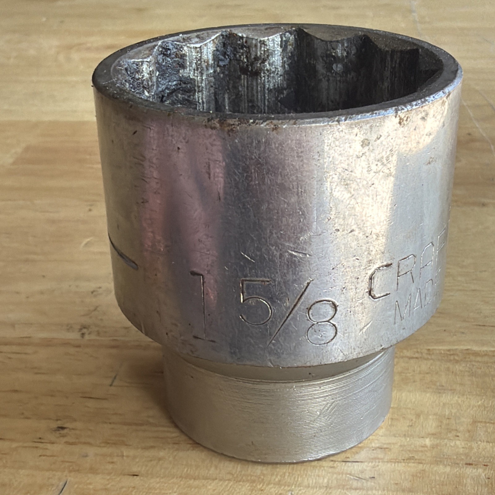 Craftsman 1-5/8″ Shallow Socket 3/4″ Drive 12 Point V Series 47553 Made in USA