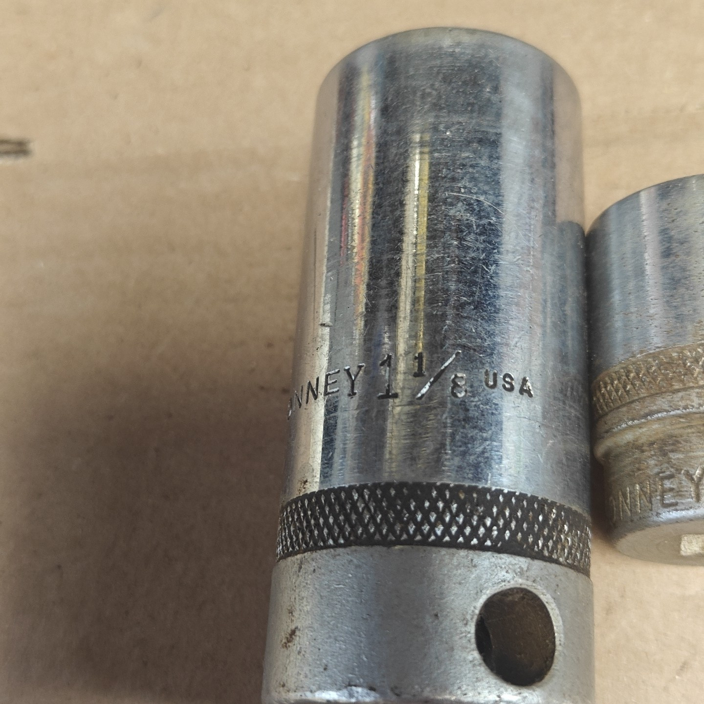 VTG BONNEY 1/2″ DRIVE A-702K RATCHET W/ 9 PC 12 PT SOCKETS 13/16 -1 1/4 READ
