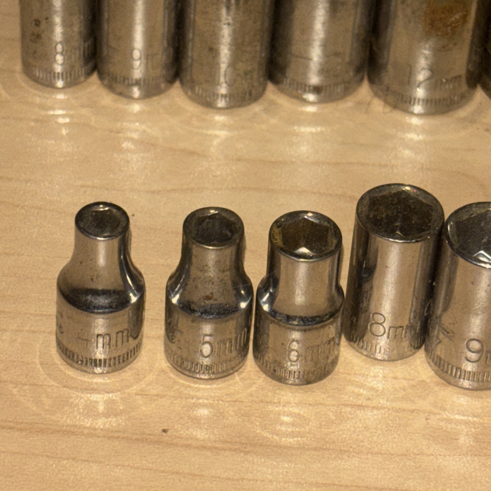 Craftsman Metric 2 Point 20pc Socket Set 3/8-1/4”Drive 19mm to 4mm