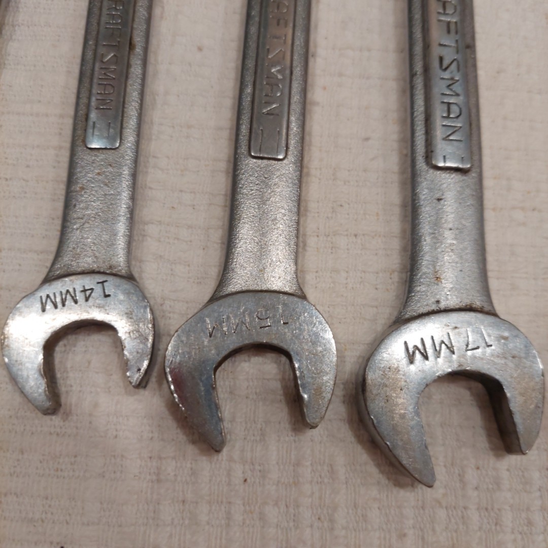 CRAFTSMAN Metric 12PT Combination Wrench Set (7-pieces) 9mm-19mm U.S.A.