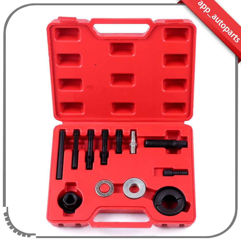 13PCS REMOVER ALTERNATOR AC KIT,PULLEY PULLER AND INSTALLER POWER STEERING PUMP