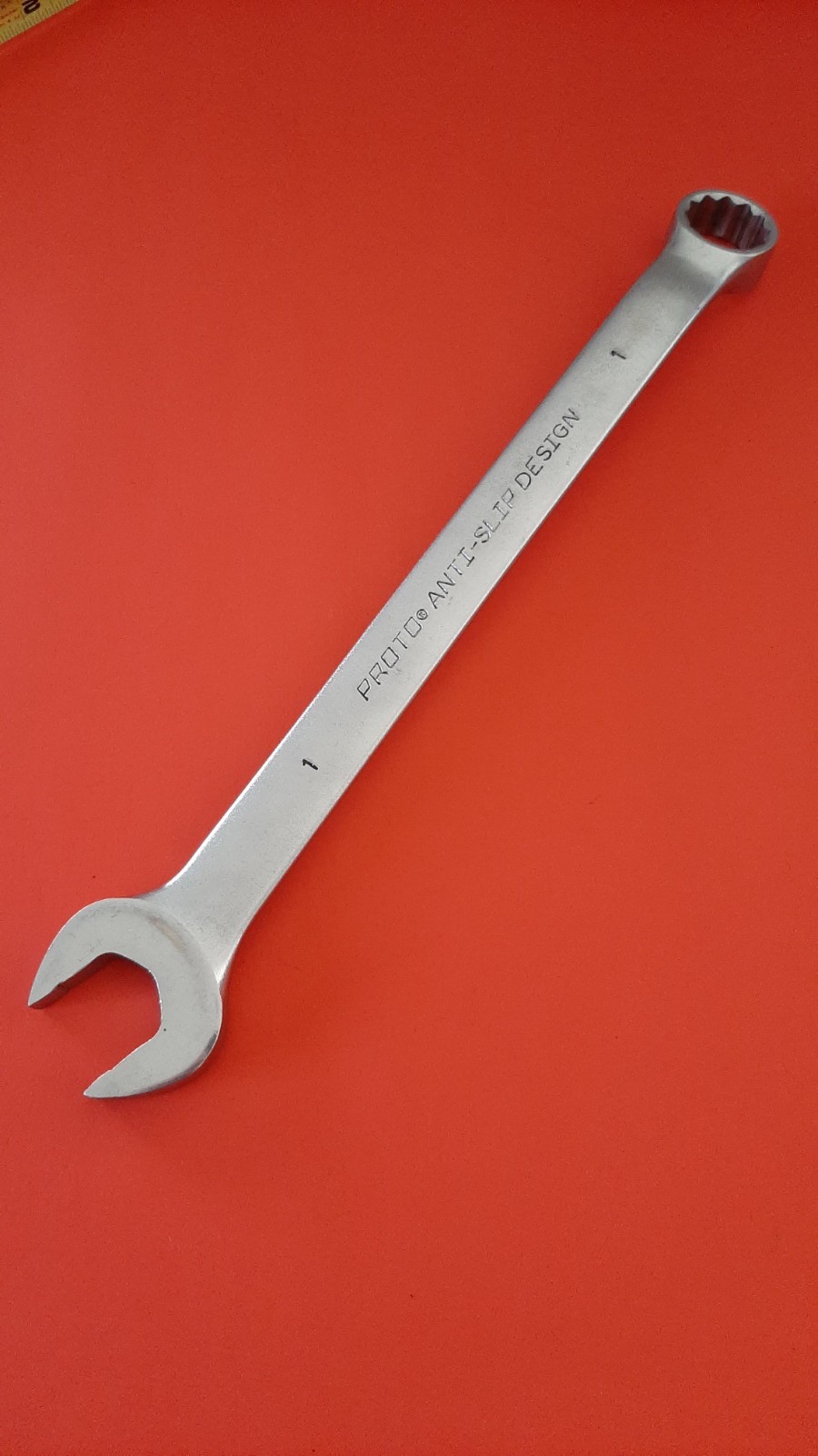Proto 1232ASD 1″ 12Pt Point Combination Wrench Anti-Slip Design Satin